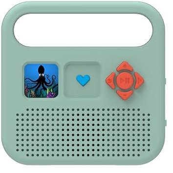 Merlin - Boîte à Histoires avec 1000 titres Inclus - Contenus Bayard Milan & Radio France - 3-12 Ans - Vert Amande - Version 2