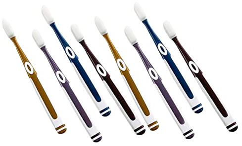 Ipetboom Reisezahnbürsten Für Erwachsene 8er-pack Harte Borsten Ergonomisches Design Geeignet Für Empfindliche Zähne Und Den Täglichen Gebrauch