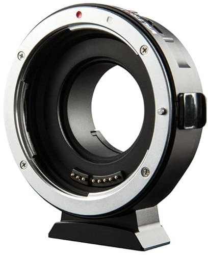EF-M1 Autofocus Lens Adapter Ring Compatible for Canon EF Lens to M4/3 Camera Iumix g gf gh gx, oIympus e-m e-p e-pl e-pm pen-f, bmpcc 4k (MFT-Mount)