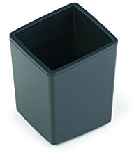 Durable 338858 Coffee Point Bin poubelle de table, poubelle de table pour capsules de café/sachets de thé/pichets de lait, anthracite