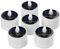 SingTok 6 Pack Warm White Outdoor Waterproof Solar Powered LED Tea Lights, Rechargeable Flameless Flickering Solar Tealight Battery Operated, Flicker LED Votive Candles for Garden Lanterns Decorations