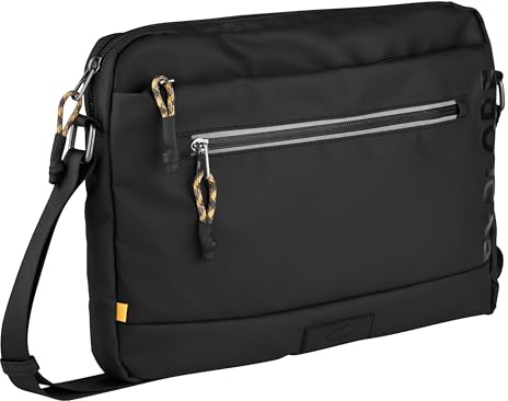 camel active Explore Herren Umhängetasche Crossbody Bag Mittelgroß Schwarz