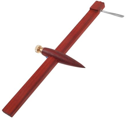 TOPPERFUN Verstellbarer Kreisschneider, Ton-Töpfer-Kompass-Messwerkzeug, Holz-Kreis-Räumnadel-Messlineal, Messschieber-Keramik-Kompass-Lineal für Töpferschneider, Schnitzwerkzeuge für Töpferton