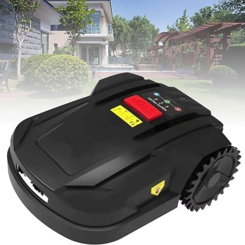 GYQSSD Fully Automatic Intelligent Lawn Mower, Robot Grass Cutter, Automatic Grass Cutting Machine For 800㎡ Lawn, Auto Recharge Wifi Smartphone APP Control