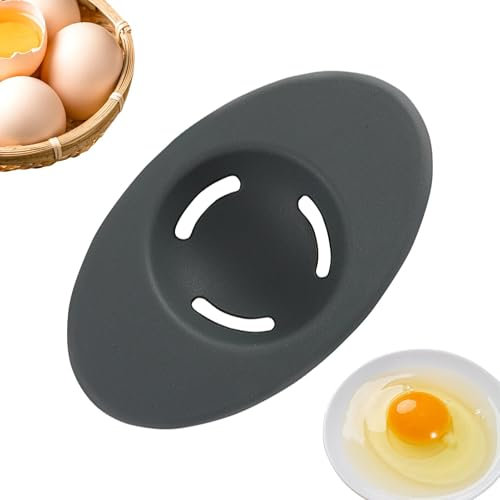 Separatore di albume d' , estrattore di tuorlo d' , strumento da cucina per rompere e separare le uova, separatore da colino a giallo, pratico gadget da cucina