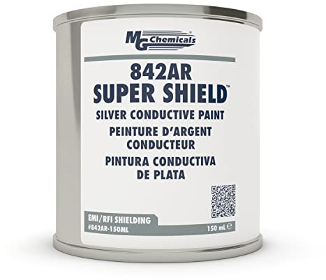 MG Chemicals 842AR-150ML Silver Super Shield Conductive Coating, 150 mL, Metal Jar
