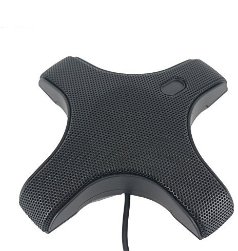 Winait USB Professional Telephone/Video Conference Micro phone Omnidirectional, 3.5mm Mini Video/Telephone Conference Microphone 360°Omnidirectional