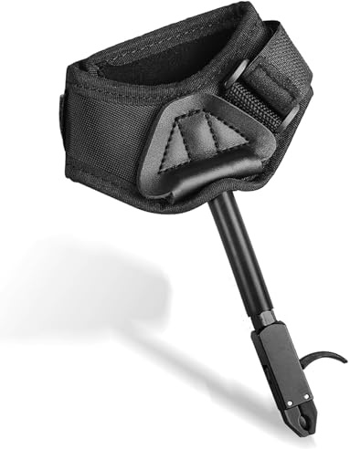 ZSHJG Tir à Arc Déclencheur Arc Compound Release Aid Réglable Trigger Libération Accessoire pour Chasse Étrier de poignée