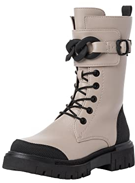 Marco Tozzi Damen 2-2-25275-29 Mode Stiefel, Ivory Comb, 39 EU
