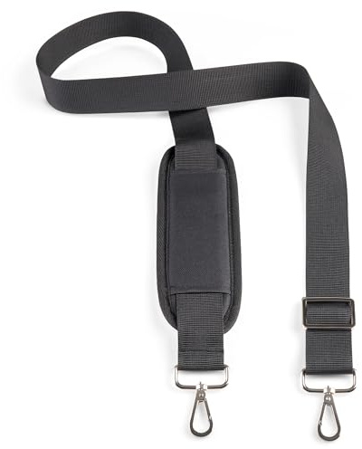 Bag Straps For Handbags Silver - Universal Shoulder Straps For Bags - Laptop Bag Strap With Clips Adjustable Strap - Padded Anti-slip with Metal Swivel Hooks Handbag Strap Replacement