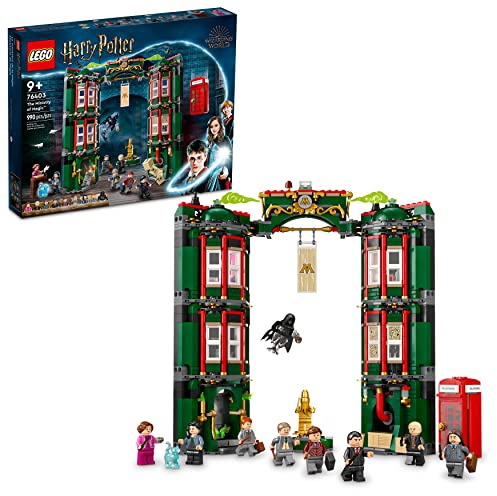 LEGO Harry Potter The Ministry of Magic Building Toy 76403 Large Modular Building Set with 12 Minifigures, Harry Potter Gift Idea for Kids Boys Girls Age 9+, Collectible Wizarding World Buildking Kit