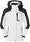 donhobo Damen Winter Softshelljacke Fleece Funktionsjacke Warme Outdoor Winddicht Wanderjacke Gefüttert Skijacke Trekkingjacke (Weiß schwarz, XXL)