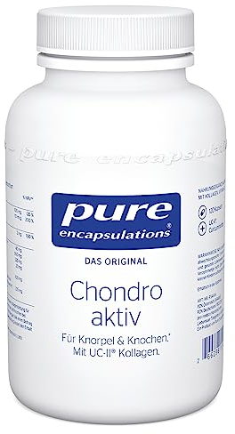 Pure Encapsulations - Chondro Aktiv - Gelenksformel mit UC-II Kollagen, Vitamin C & D, Glucosamin, Chondroitin und Hyaluronsäure - Unterstützt Knorpel und Gelenke - 120 Kapseln