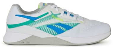 Reebok Nano X4, Sneaker Unisex - Adulto, Footwear White Unleashed Green Grey 1, 40 EU