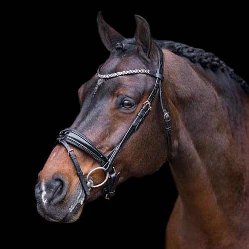 Imperial Riding Trensenzaum IRHOlympia Black-Rose guld, storlek: Full