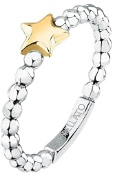 MORELLATO Anello da donna in acciaio con stella, collezione Talismani, regali per te