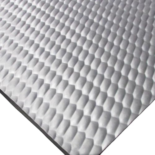 Horse Stable EVA Rubber Floor Mats - Cushioned - Insulating - 34mm Thick - 6ft / 183cm x 4ft / 122cm - Raised Coin Pattern Underside For Drainage (4 Mats)