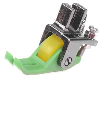 melairo Universal Industrial Sewing Machine Leather Roller Wheel Presser Foot of Flat Car Thick Fabric Clothing Presser Feet Easy Install C