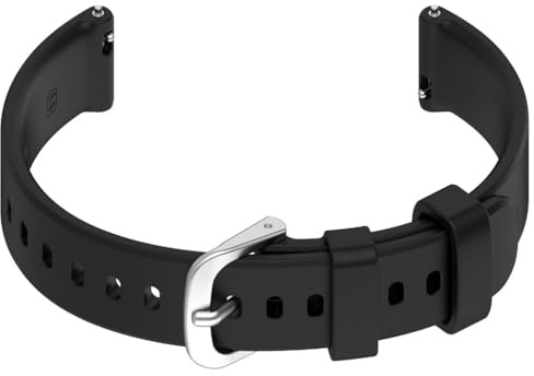 JSGHGDF Cinturino di ricambio per orologio, 14 mm, in silicone, flessibile, a sgancio rapido, resistente al sudore, per 2 cinturini da polso