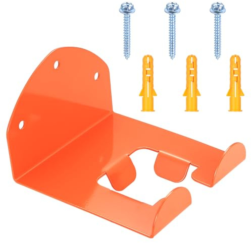 1 Pz Supporto per Attrezzi da Giardino, Porta Tubo da Giardino a Parete, Gancio per Utensili Elettrici Impieghi Gravosi, Supporto da Parete per Tubos, Decespugliatore