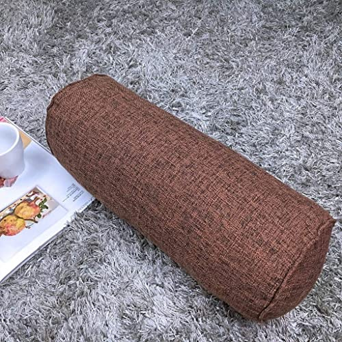 FINEASY Round Neck Pillow Roll Cervical Support Pillows Neck Pain Relief Cylinder Bolster Pillows with Removable Washable Cover for Sleeping/Chair/Car/Sofa…
