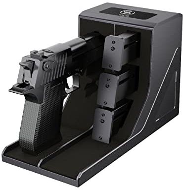 SUMING Universal Pistol Rack, Handgun Rack Pistol Holder for Gun Safe, Gun Holder Protective Pistol Stand Gun Storage Fit Most Handguns
