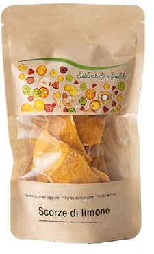 Biocal® - Scorza di Limone naturale disidratata per mixology - 20g