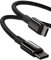 Baseus USB C auf USB C Kabel, 100W 3m PD 5A QC 4.0 Schnellladung USB C Ladekabel, Zinklegierung Typ C Kabel für iPhone 16 15 14 13 12 Pro, Samsung Galaxy S25 S24 S23 S22 S21 Ultra, MacBook, iPad Pro