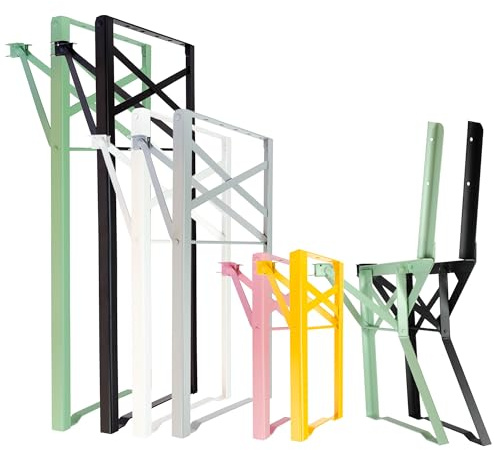 Natural Goods Berlin Juego de 2 muebles plegables para carpa de cerveza, estructura de metal para mesa de cerveza (rosa, 70 cm x 42 cm), patas de mesa para muebles de carpa, estructura estable para