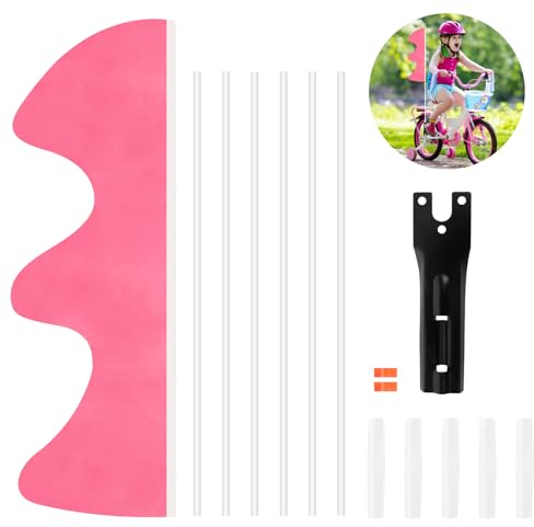 BELIHOME Fahrradfahne für Kinder Fahrradwimpel, 180 cm Kinderfahrradfahne Kinder Sicherheitswimpel Wimpelstange Verstellbare, Kinder Fahrradfahne Fahrradfahne für Kinder Im Freien Radfahren
