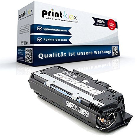 Print-Klex Tonerkartusche kompatibel für HP Color Laserjet 3700 Color Laserjet 3700 DN Color Laserjet 3700 DTN Color Laserjet 3700 N Color Laserjet 3700 Series Q2670A Schwarz Black - Office Pro Serie