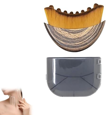 Lymphatic Drainage Face Brush, Dry Brushing Face Brush,Lymphatic Drainage Massager for Face,Jawline & Chin, Reduce Bloating, Soft Bristles, Improve Circulation, Home & Spa Use(1PCS)