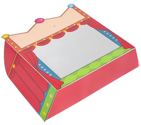 Veemoon Teatro delle Ombre Pratico, Set di Marionette Fai da Te in Materiali per Teatro delle Ombre, Palcoscenico per Marionette Cinesi Tradizionali, Gioco Educativo Creativo