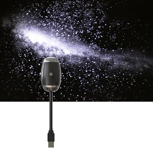 Generico Proiettore Galassia 2 in 1, Luce Notturna con Stelle e Cielo Stellato, Alimentazione USB, Mini Lampada Notturna a LED da Parete, Luminosità Regolabile per Auto e Decorazione della Stanza (C)