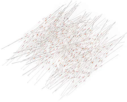 sourcing map 200Stk.Glassicherungen axial mit Anschlusskabel flinke Glühlampe 5A AC250V 3x10mm