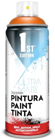 PINTURA EN SPRAY 1ST EDITION 520cc / 300ml MATE NARANJA PELIGRO REF 645
