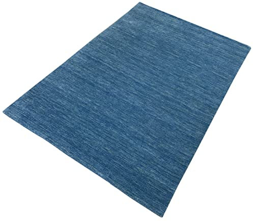 Orientmatta Gabbeh 100 % ull blå 7 storlekar handgjord matta G-079