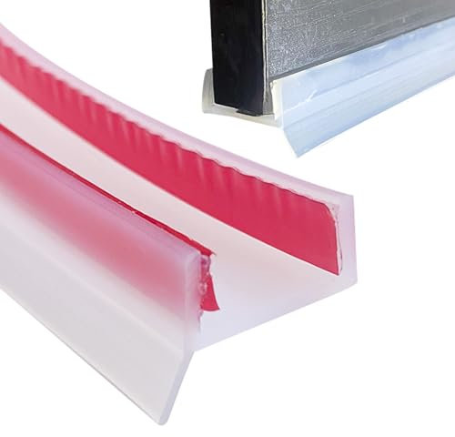 Perfil de Sellado para Rodapié de Cocina con Base de 15mm, 16mm y 17mm (Transparente, 3M)