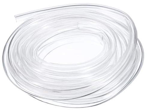 QUARKZMAN PVC-slang, 6 mm ID x 9 mm OD – 13 fot lång, klart vinylvattenrör, lätt flexibelt plastvattenrör för akvaonik, luftslang, bevattning