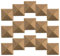 DOITOOL Metal Copper Ironing Sheet 100 Pcs Pyramid Spike Flatback Handbag Feet for Clothing Shoes Belt Decor