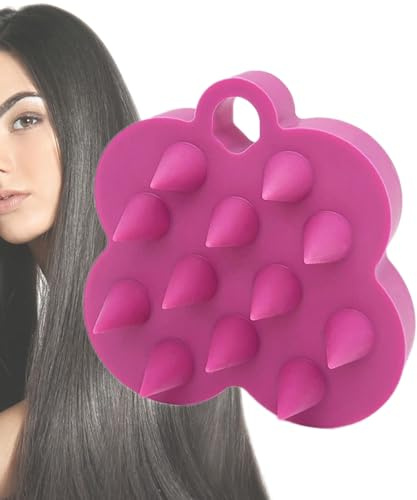 Wezalget Spazzola Detergente Per Cuoio Capelluto | Strumento Per Massaggio In Silicone | Massaggiatore Per Cuoio Capelluto - Per Donne, Pulizia Capelli Con Shampoo, Rilassamento E Cura Salute