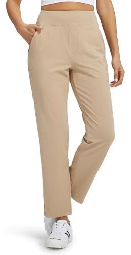 Libin Pantalon De Jogging 7/8 Fluide pour Femme | Pantalon De Sport Extensible Décontracté Léger Business Pantalon De Course Et Fitness En Molleton Avec Poches