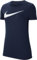 Nike Damen W Nk Df Park20 Tee Hbr T-Shirt, Obsidian/White, M EU