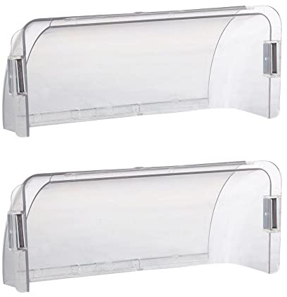 Hartford Ventilation Air Vent Deflector (Pack of 2) - Heavy Duty Unbreakable Plastic - Magnet Secure Design - Easy Adjust Between 8”-14” - For Air Conditioning/Heat/AC/Under Furniture
