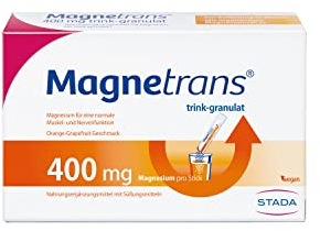 Magnetrans trink-granulat 400 mg - Magnesiumgranulat zur Einnahme mit Flüssigkeit - Magnesium für eine normale Muskel- und Nervenfunktion, Nahrungsergänzungsmittel - 1 x 50 Sticks