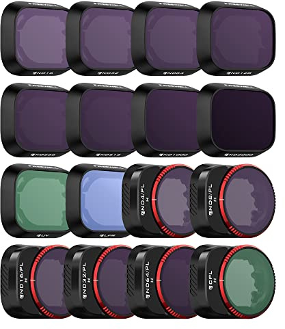 Freewell Mega 16Pack ND, ND/PL, CPL, UV, filtri inquinanti leggeri compatibili con Mini 3 Pro/Mini 3