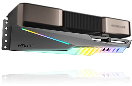 Antec Support pour GPU, support de carte graphique GPU, support de carte vidéo avec ARGB 5 V 3 broches, support de carte vidéo, support de support pour carte vidéo, support de support pour étui