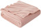 EHEYCIGA Kuscheldecke flauschig, weiche warme Fleecedecke 150x200 als Decke Sofa, Wohndecke oder Couchdecke überwurf, Grau Rosa
