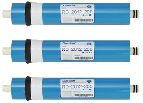 Membrana RO-2012-200 GPD ad alte prestazioni - serie residenziale - per impianti ad osmosi 3 PEZZI