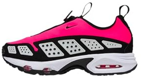 NIKE Sportswear - Sneakers W AIR Max SNDR en Cuir, Rose-Noir-Blanc (8.5)